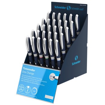 ΒΙΤΡΙΝΑ RACK ΣΤΥΛΟ SCHNEIDER ROLLER BALL ONE CHANGE 0.6 (stand 30τεμ.)