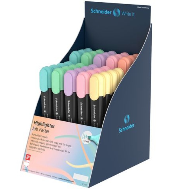 ΒΙΤΡΙΝΑ RACK ΜΑΡΚΑΔΟΡΟΙ SCHNEIDER JOB ΥΠΟΓΡΑΜΜΙΣΗΣ PASTEL (stand 35τεμ.) 306882