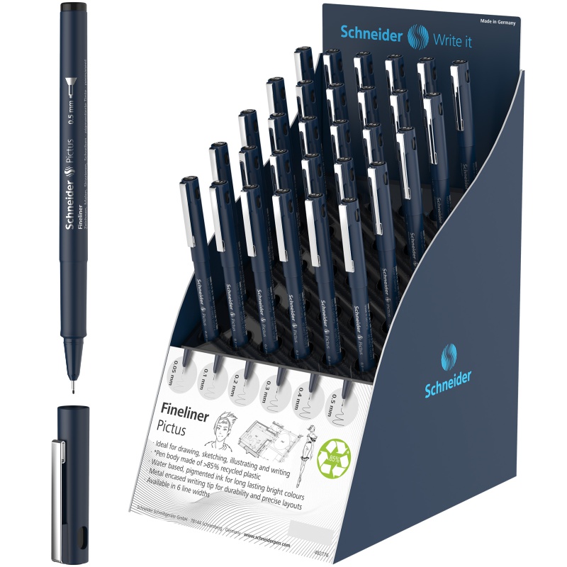 ΒΙΤΡΙΝΑ ΜΑΡΚΑΔΟΡΟΙ SCHNEIDER PICTUS ΜΑΥΡΟ (stand 30τεμ.)