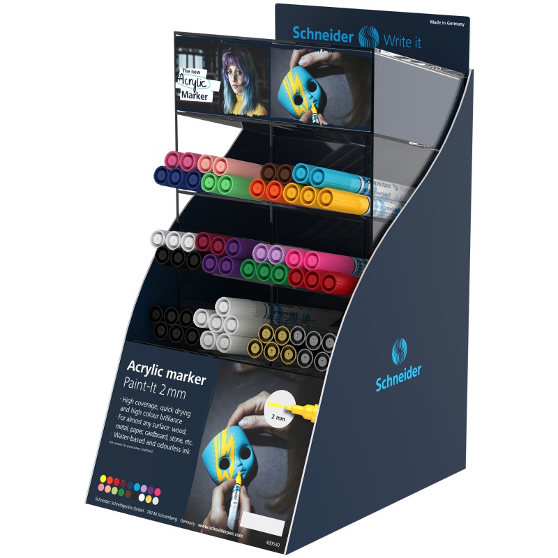 ΒΙΤΡΙΝΑ ΜΑΡΚΑΔΟΡΟΙ SCHNEIDER PAINT-IT 310  (stand 61τεμ.)