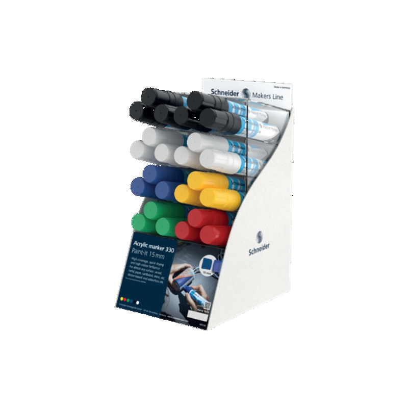 ΒΙΤΡΙΝΑ ΜΑΡΚΑΔΟΡΟΙ SCHNEIDER PAINT-IT 330  (stand 24τεμ.)
