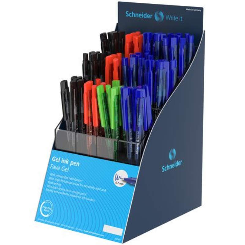 ΒΙΤΡΙΝΑ ΣΤΥΛΟ SCHNEIDER FAVE GEL 0.7 (stand 80τεμ.)