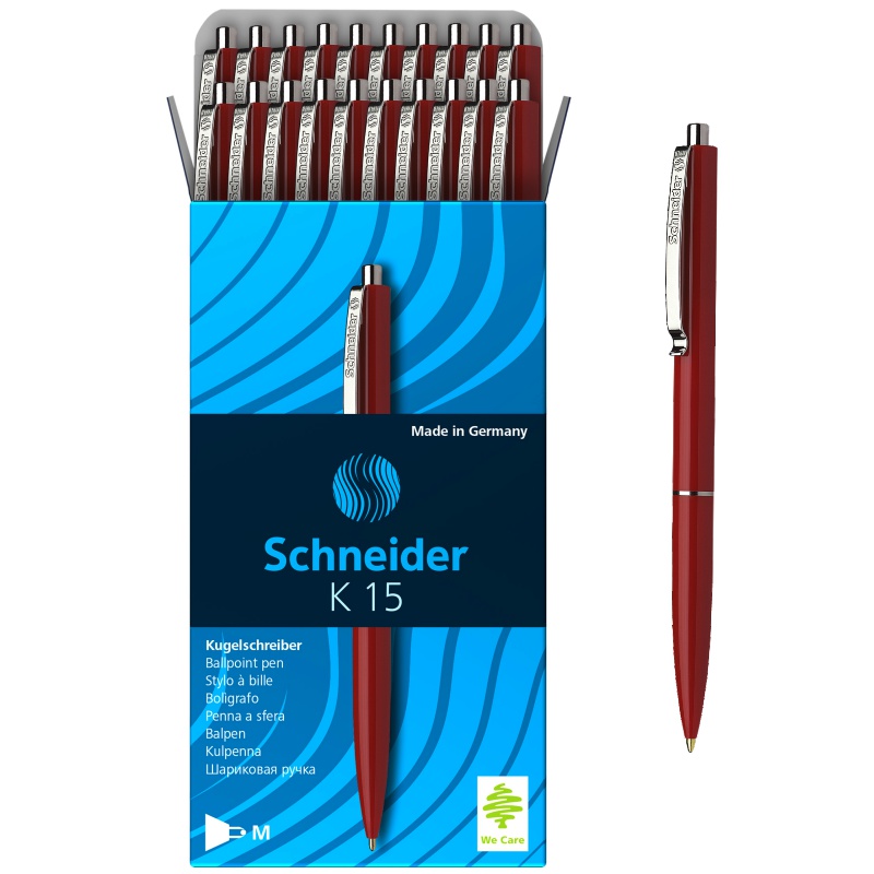 ΣΤΥΛΟ SCHNEIDER ΑΥΤΟΜΑΤΟ ΔΙΑΡΚΕΙΑΣ K15 ΚΟΚΚΙΝΟ