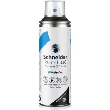 ΧΡΩΜΑΤΑ ΑΚΡΥΛΙΚΑ SCHNEIDER Σπρέι PAINT-IT 030 200ml BLACK