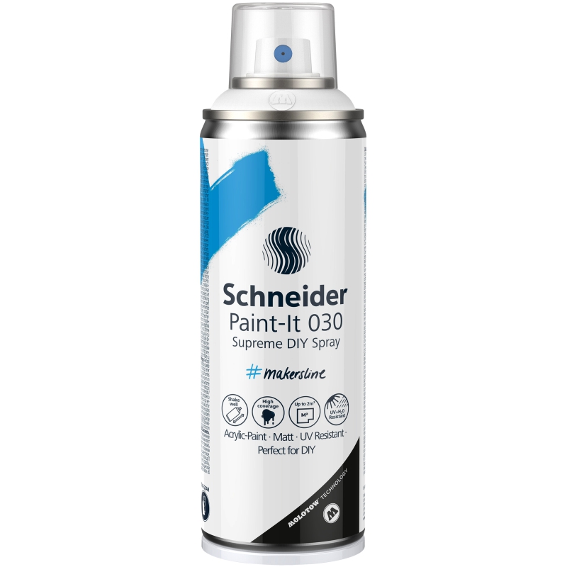ΧΡΩΜΑΤΑ ΑΚΡΥΛΙΚΑ SCHNEIDER Σπρέι PAINT-IT 030 200ml WHITE
