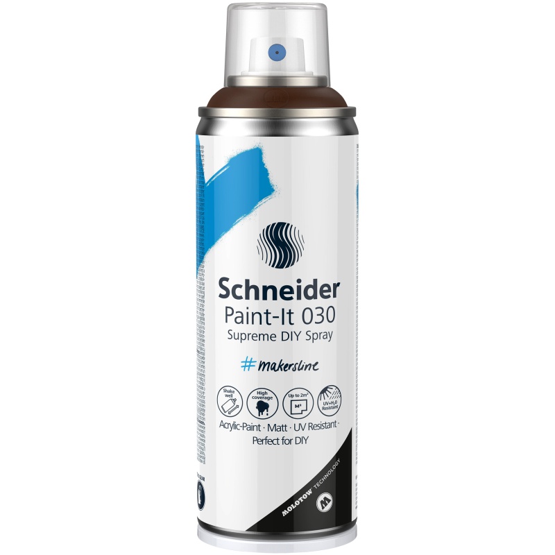ΧΡΩΜΑΤΑ ΑΚΡΥΛΙΚΑ SCHNEIDER Σπρέι PAINT-IT 030 200ml BROWN