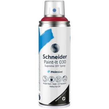 ΧΡΩΜΑΤΑ ΑΚΡΥΛΙΚΑ SCHNEIDER Σπρέι PAINT-IT 030 200ml ROYAL RED