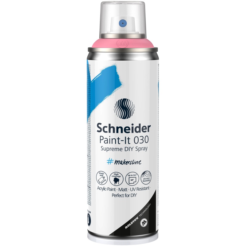 ΧΡΩΜΑΤΑ ΑΚΡΥΛΙΚΑ SCHNEIDER Σπρέι PAINT-IT 030 200ml ROSE