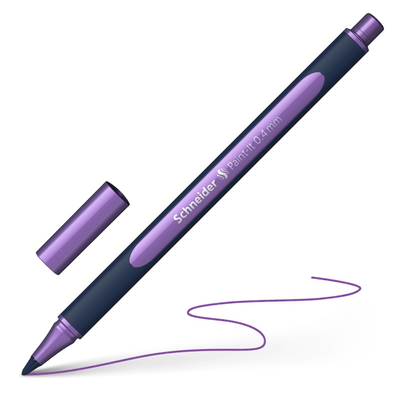 ΜΑΡΚΑΔΟΡΟΙ SCHNEIDER PAINT-IT METALIC 050 ROLLERBALL (0.4mm) FROSTED VIOLET