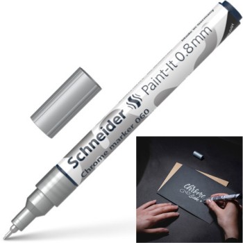 ΜΑΡΚΑΔΟΡΟΙ SCHNEIDER PAINT-IT 060 CHROME METALIC (0.8mm)