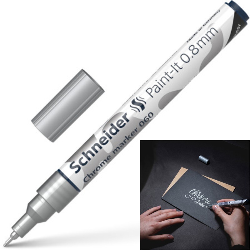 ΜΑΡΚΑΔΟΡΟΙ SCHNEIDER PAINT-IT 060 CHROME METALIC (0.8mm)