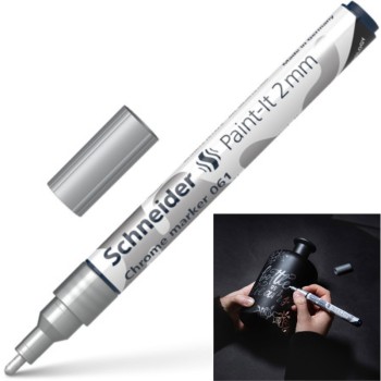ΜΑΡΚΑΔΟΡΟΙ SCHNEIDER PAINT-IT 061 CHROME METALIC (2mm)