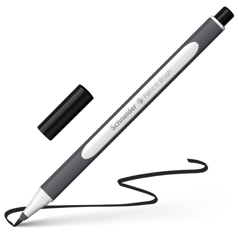 ΜΑΡΚΑΔΟΡΟΙ SCHNEIDER PAINT-IT BRUSH 070 BLACK
