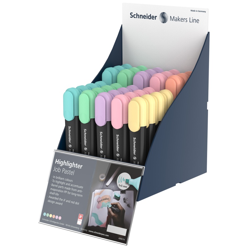 ΒΙΤΡΙΝΑ SIS ΜΑΡΚΑΔΟΡΟΙ SCHNEIDER JOB ΥΠΟΓΡΑΜΜΙΣΗΣ PASTEL (stand 35τεμ.)