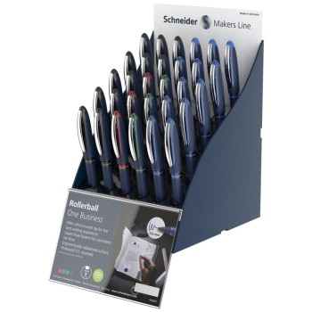 ΒΙΤΡΙΝΑ SIS ΣΤΥΛΟ SCHNEIDER ROLLER BALL ONE BUSINESS 0.6 (stand 30τεμ.)