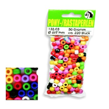 ΧΑΝΤΡΕΣ ΠΛΑΣΤΙΚΕΣ ΜΑΤ 6Χ9mm 220 τεμ.132-03