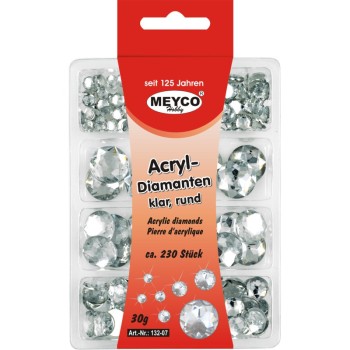 ΠΟΥΛΙΕΣ STRASS ΑΚΡΥΛΙΚΕΣ ΔΙΑΜΑΝΤΙ 230τεμ. (διάφορα μεγέθη)