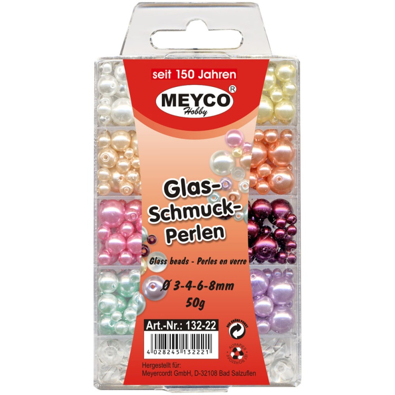 ΧΑΝΤΡΕΣ ΠΕΡΛΕΣ ΣΤΡΟΓΓΥΛΕΣ ΜΙΧ 50gr (διάφορα χρώματα & μεγέθη)