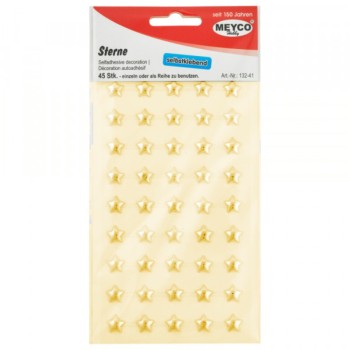 ΑΥΤΟΚΟΛΛΗΤΑ MEYCO ΑΣΤΕΡΑΚΙΑ ΜΕΤΑΛΛΙΚΑ ΧΡΥΣΑ