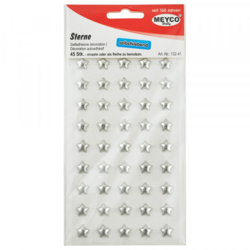ΑΥΤΟΚΟΛΛΗΤΑ MEYCO ΑΣΤΕΡΑΚΙΑ ΜΕΤΑΛΛΙΚΑ ΑΣΗΜΙ