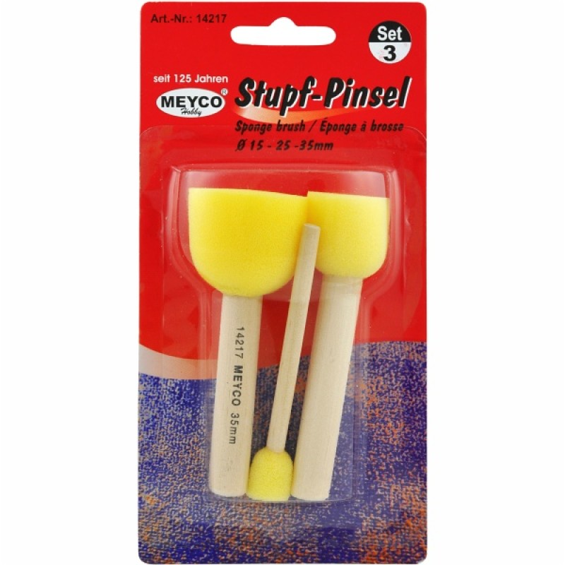 ΠΙΝΕΛΑ MEYCO DECOUPAGE ΣΦΟΥΓΓΑΡΙ ΣΕΤ 3τεμ. (15-25-35mm)