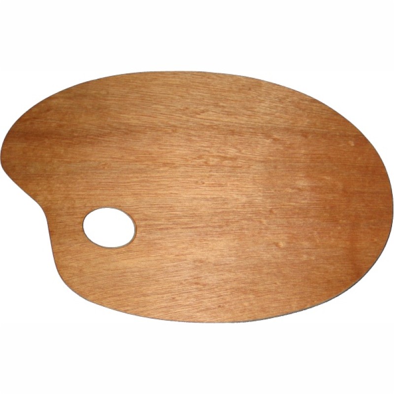 ΠΑΛΕΤΕΣ ΖΩΓΡΑΦΙΚΗΣ MEYCO ΣΤΡΟΓΓΥΛΕΣ ΞΥΛΙΝΕΣ 20Χ30