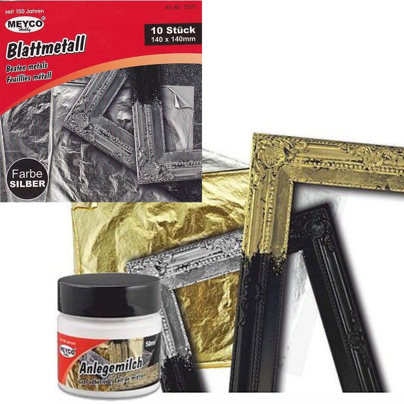 ΦΥΛΛΑ ΑΣΗΜΙ MEYCO 14cm x14cm 10τεμ.