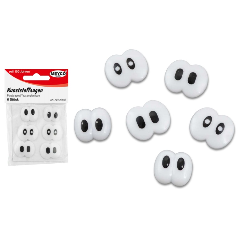 ΜΑΤΑΚΙΑ ΠΛΑΣΤΙΚΑ 3D 6τεμ.