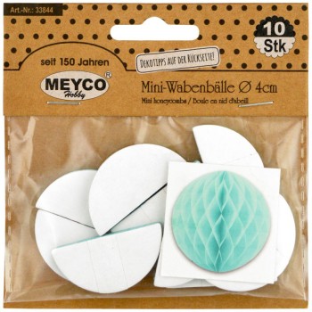 ΚΥΨΕΛΩΤΕΣ ΜΠΑΛΕΣ ΔΙΑΚΟΣΜΗΤΙΚΕΣ MEYCO 4cm 10τεμ. ΣΙΕΛ