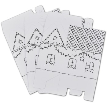 ΔΙΑΚΟΣΜΗΤΙΚΑ ΧΑΡΤΙΝΑ ΣΠΙΤΑΚΙΑ ΜΕΓΑΛΑ ΛΕΥΚΑ ΣΕΤ 6τεμ.