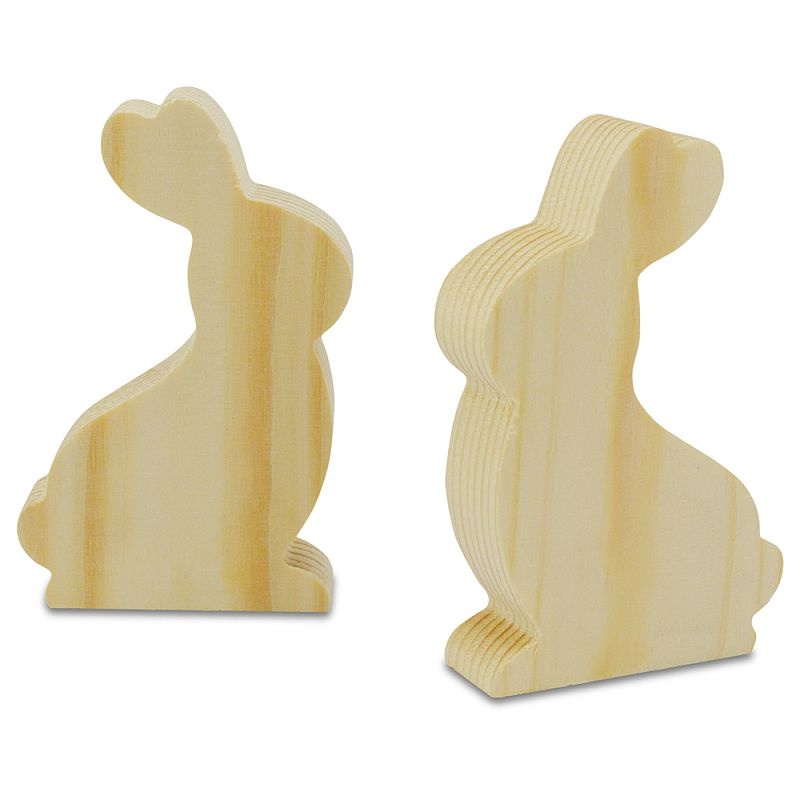 ΔΙΑΚΟΣΜΗΤΙΚΑ ΞΥΛΙΝΑ ΠΑΣΧΑ ΛΑΓΟΣ (10χ6,5χ2cm)