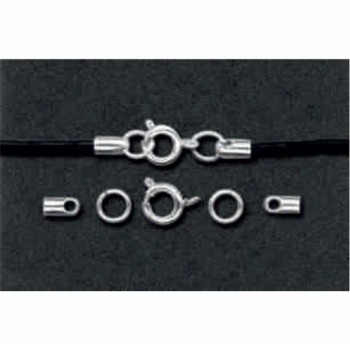 ΚΟΥΜΠΩΜΑ ΑΣΗΜΕΝΙΟ ΓΙΑ ΚΟΡΔΟΝΙΑ ΣΤΡΟΓΓΥΛΟ ΣΕΤ 2τεμ. 2,0mm