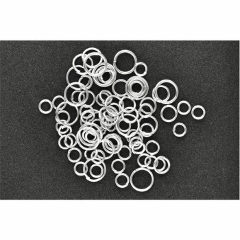 ΚΡΙΚΟΙ ΑΣΗΜΕΝΙΟΙ ΓΙΑ ΒΡΑΧΙΟΛΙΑ 3mm ΕΩΣ 7mm ΣΕΤ 200τεμ.