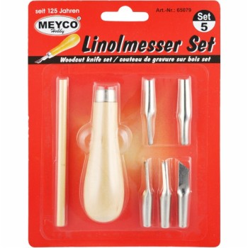 ΕΡΓΑΛΕΙΑ ΧΑΡΑΚΤΙΚΗΣ MEYCO ΣΕΤ 5τεμ.