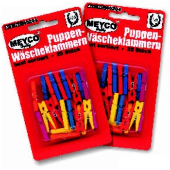 ΜΑΝΤΑΛΑΚΙΑ ΞΥΛΙΝΑ ΧΡΩΜΑΤΙΣΤΑ 30mm ΣΕΤ 25τεμ.