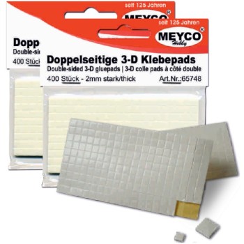 ΑΥΤΟΚΟΛΛΗΤΑ ΔΙΠΛΗΣ ΟΨΕΩΣ ΑΦΡΩΔΗ 2mm 400 τεμ.