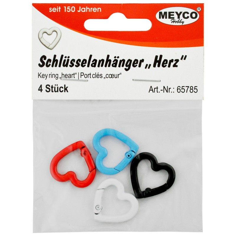 ΚΡΙΚΟΙ ΚΑΡΔΙΑ ΜΕΤΑΛΛΙΚΟΙ ΧΡΩΜΑΤΙΣΤΟΙ ΓΙΑ ΚΛΕΙΔΙΑ ΣΕΤ 4τεμ.