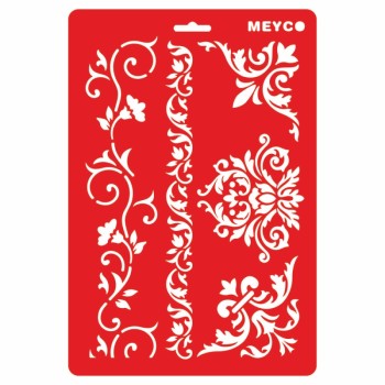 ΣΤΕΝΣΙΛ MEYCO DECOUPAGE 20χ31 FLORAL