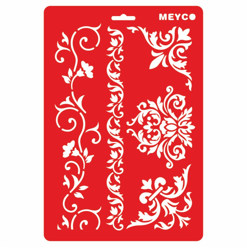 ΣΤΕΝΣΙΛ MEYCO DECOUPAGE 20χ31 FLORAL
