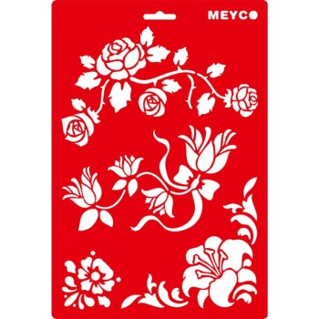 ΣΤΕΝΣΙΛ MEYCO DECOUPAGE 20χ31 FLOWER TWINE