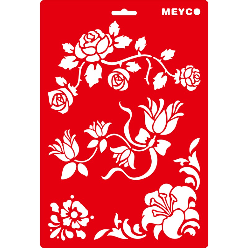 ΣΤΕΝΣΙΛ MEYCO DECOUPAGE 20χ31 FLOWER TWINE