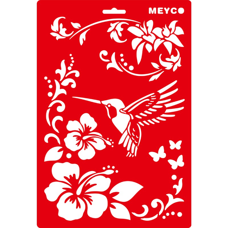 ΣΤΕΝΣΙΛ MEYCO DECOUPAGE 20χ31 HUMMING BIRD