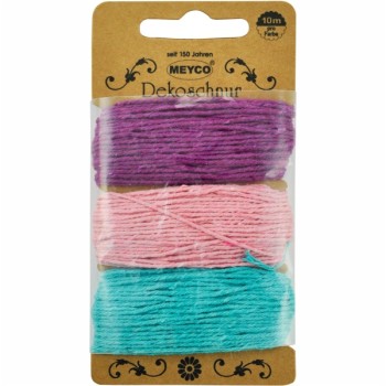 ΚΟΡΔΟΝΙ ΧΕΙΡΟΤΕΧΝΙΑΣ ΒΑΜΒΑΚΕΡΟ 2mm ΣΕΤ 3τεμ. χ10m