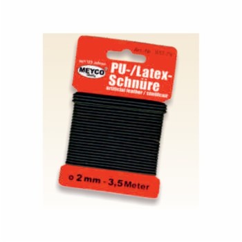 ΚΟΡΔΟΝΙ ΧΕΙΡΟΤΕΧΝΙΑΣ ΕΛΑΣΤΙΚΟ ΜΑΥΡΟ 2mm x 3.5m