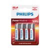 ΜΠΑΤΑΡΙΕΣ PHILIPS POWER ΑΛΚΑΛΙΚΕΣ ΜΙΝΙΟΝ ΑΑ ΜΠΛΙΣΤΕΡ 4 τεμ.