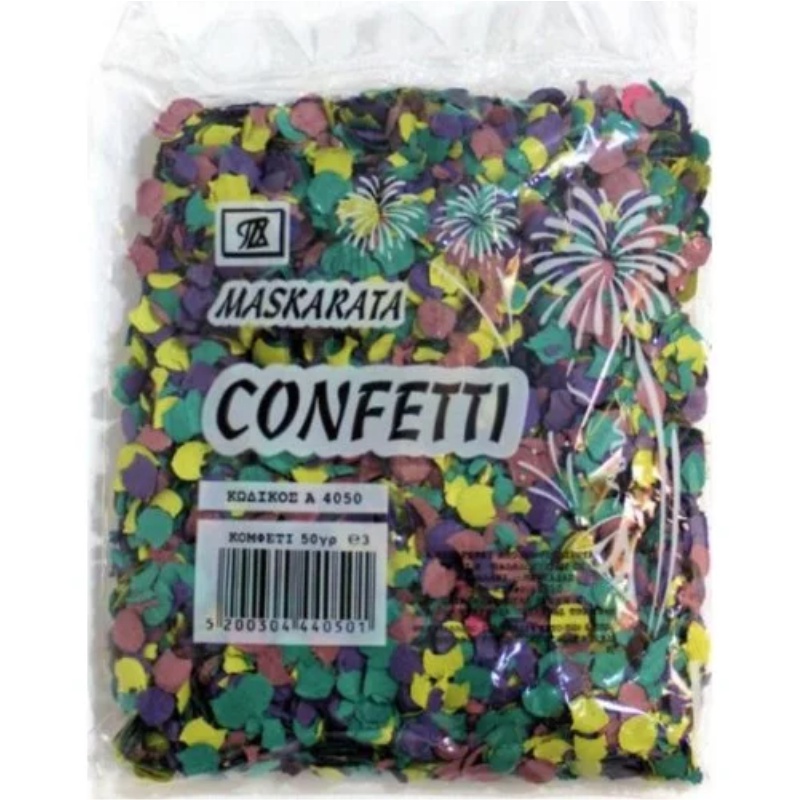 ΧΑΡΤΟΠΟΛΕΜΟΣ CONFETTI ΣΑΚΟΥΛΑΚΙ 50gr.