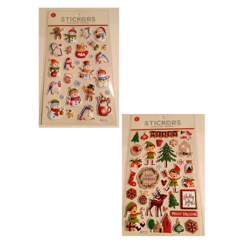 ΑΥΤΟΚΟΛΛΗΤΑ ΦΟΥΣΚΩΤΑ CHRISTMAS