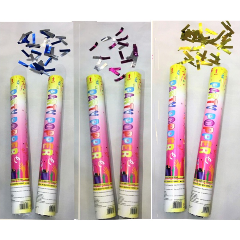 ΚΑΝΟΝΑΚΙ COMFETI ΚΥΛΙΝΔΡΟΣ 40cm ΜΕΤΑΛΙΖΕ ΑΣΟΡΤΙ