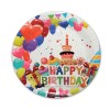 ΠΙΑΤΑ ΧΑΡΤΙΝΑ ΠΑΡΤΥ HAPPY BIRTHDAY ΜΠΑΛΟΝΙΑ 9'' 6τεμ.