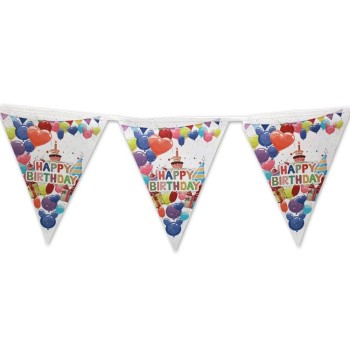 ΓΙΡΛΑΝΤΕΣ ΣΗΜΑΙΑΚΙΑ HAPPY BIRTHDAY ΜΠΑΛΟΝΙΑ 3m